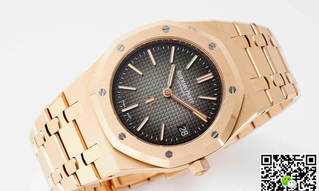 Audemars Piguet Royal Oak 16202OR.OO.1240OR.01 ZF Factory 1:1 Best Edition Replica Watch Rose Gold Case
